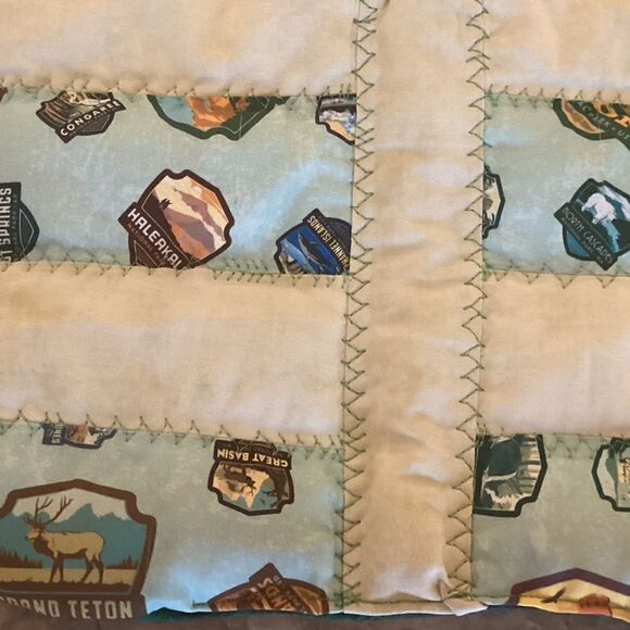 Hand Crafted NWOT National Parks Reversible Baby Bib $12 ea. or 3/$25 - Picture 3 of 7
